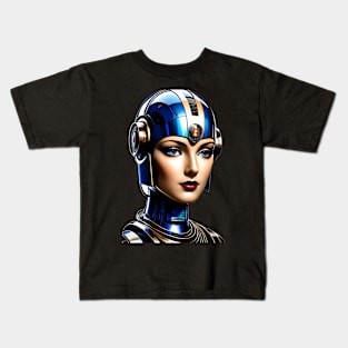 Metropolis 1920 anroid woman of Babylon Berlin Kids T-Shirt